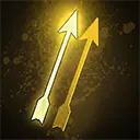 File:TUI WeaponComboIcon BowDoubleHit Yellow.webp