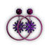 Earrings of Umbral Petals