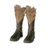 Feathered Drakeskin Boots