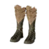 Feathered Drakeskin Boots